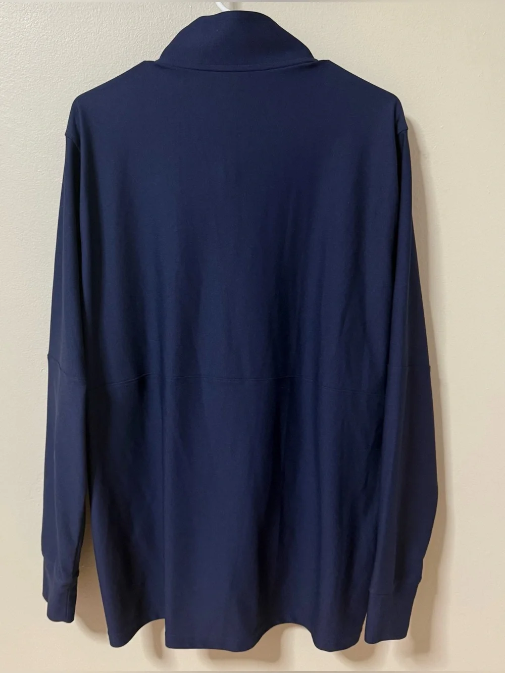 Under Armour Sweater Mens XLarge Blue Navy Fitted Full Zip Performance Tech Golf
